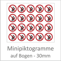 Minipiktogramme 30 mm